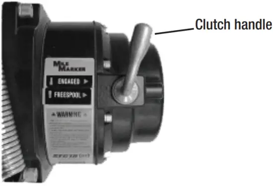 MILE MARKER SEC18 Water Proof Electric Winch fig 4 Engaged position