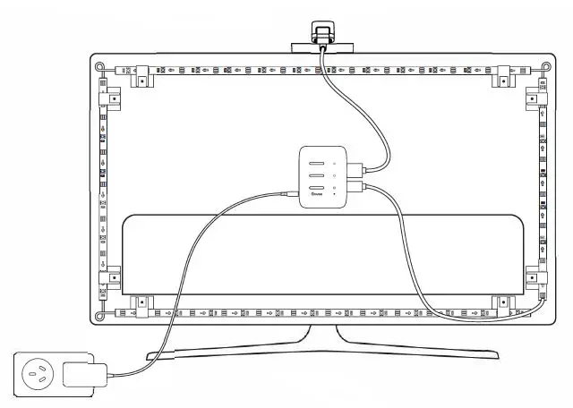 Govee H6100 RGBIC LED TV Backlight FIG7