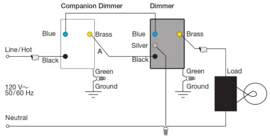 LUTRON RA 6D WH 120V 50 60 Hz Dimmer - Fig7