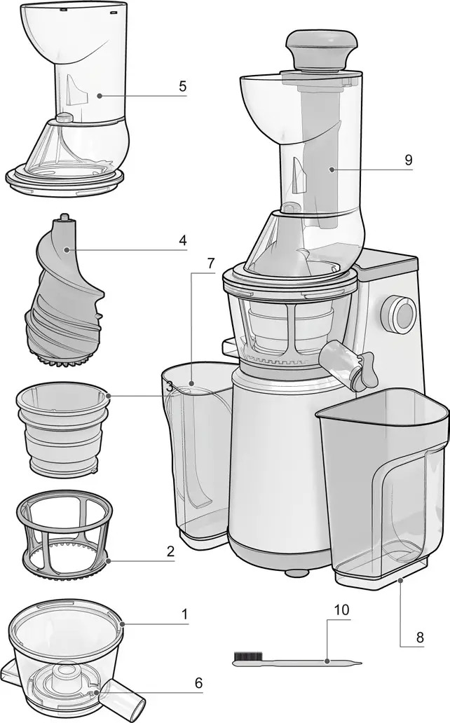 H-Koenig-IM-GSX24-Slow-Vertical-Juicer-fig-1