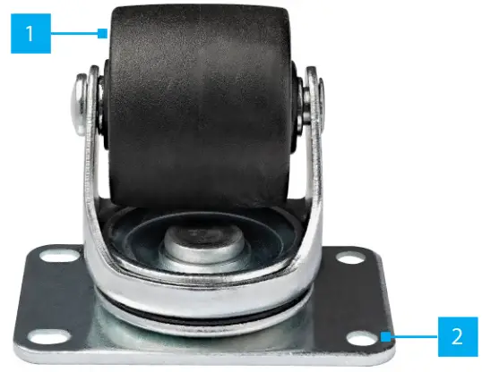 StarTech 45x75 mm M6 Casters - 01