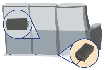 RAFFEL SYSTEMS BP536 Battery Pack For Motion Furniture - Connect 5