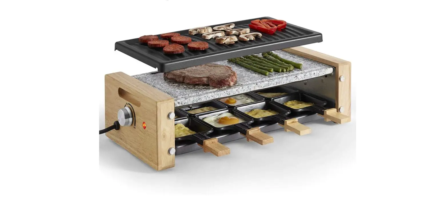 Vonhaus 2000064 1200w 8 Person Raclette Grill And Stone Instruction Manual