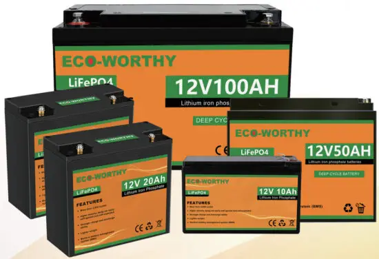 ECO WORTHY LIFEPO4 Lithium Iron Phosphate Battery