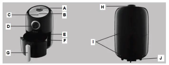 ENZO-EAF1721CA-1.7-Quart-Air-Fryer-fig-1