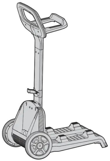 maytronics 9999096X USW Dolphin Wave 100 Inground Commercial Robotic Pool Cleaner - Caddy assembly