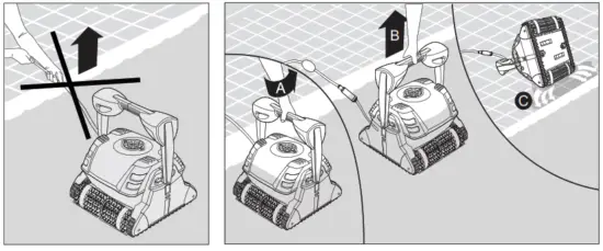 maytronics 9999096X USW Dolphin Wave 100 Inground Commercial Robotic Pool Cleaner - Pool Cleaner