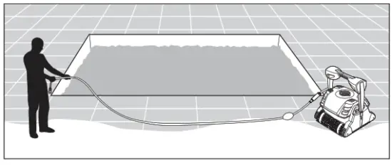 maytronics 9999096X USW Dolphin Wave 100 Inground Commercial Robotic Pool Cleaner - plastic
