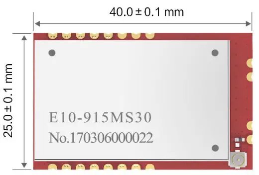 gSI4463 915MHz 1W SMD Wireless Module