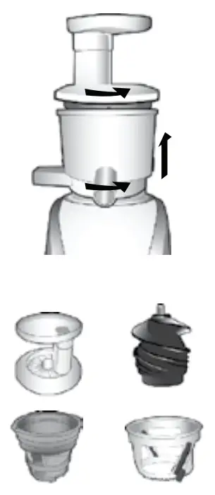 Tribest SW 2020 Slowstar Vertical Slow Juicer and Mincer - fig 5