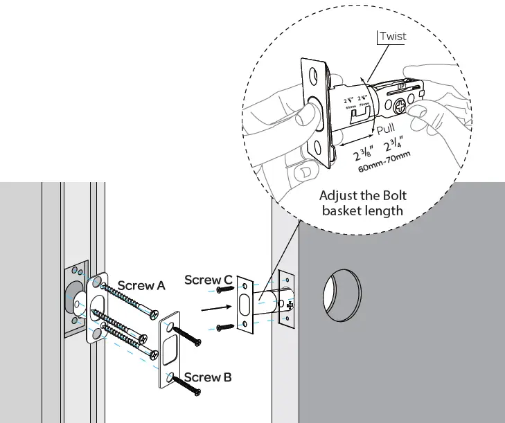 Installing Bolt and Strike