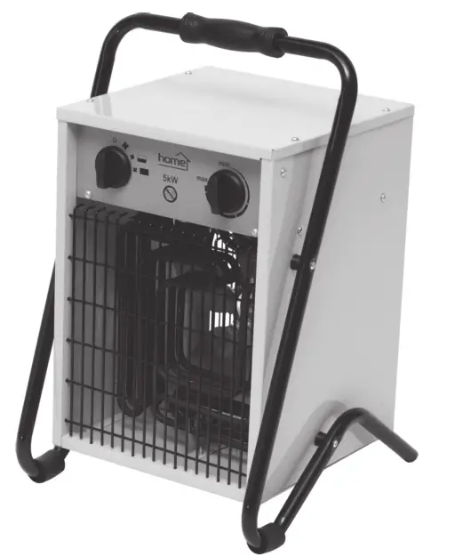 SOMOGYI ELEKTRONIC IPX4 PORTABLE FAN HEATER -