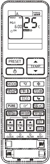 42TVAB036 - WEEKLY TIMER OPERATION 1
