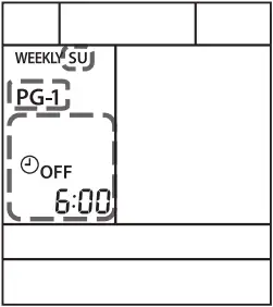 42TVAB036 - WEEKLY TIMER OPERATION 12