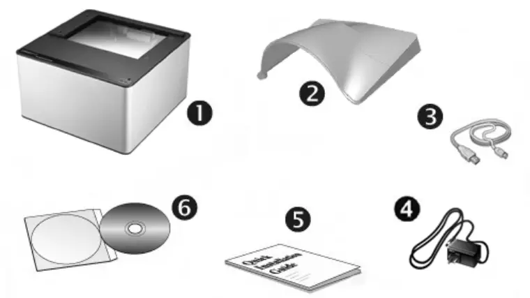 Plustek X200 SecureScan ID Scanner - Box Contents