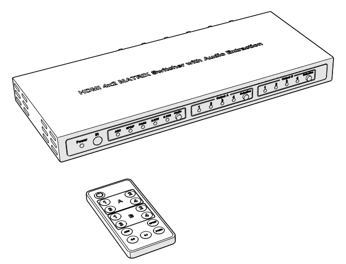 Nedis Vmat3472at Hdmi Matrix User Manual Nedis Vmat3472at Hdmi Matrix User Manual