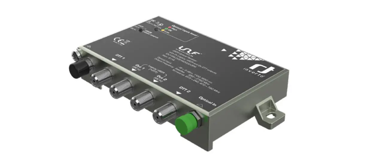 Inverto Dscr Optical Receiver With 2x Legacy/dscr User Manual
