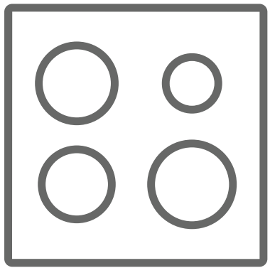 DAEWOO H6VT27L2BG Ceramic Hob Standalone 59x52cm -