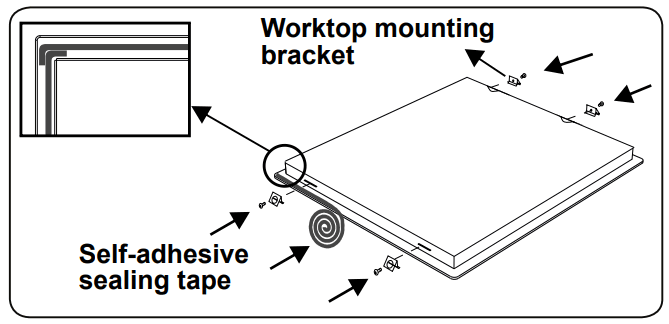 DAEWOO H6VT27L2BG Ceramic Hob Standalone 59x52cm - 2