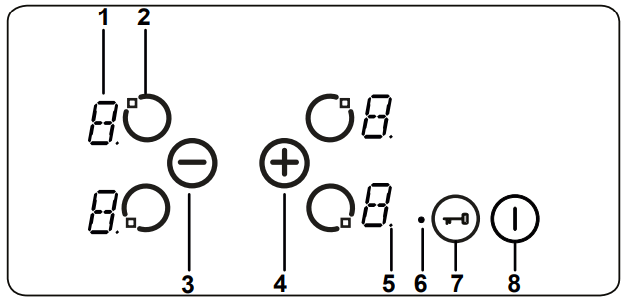 DAEWOO H6VT27L2BG Ceramic Hob Standalone 59x52cm - 5