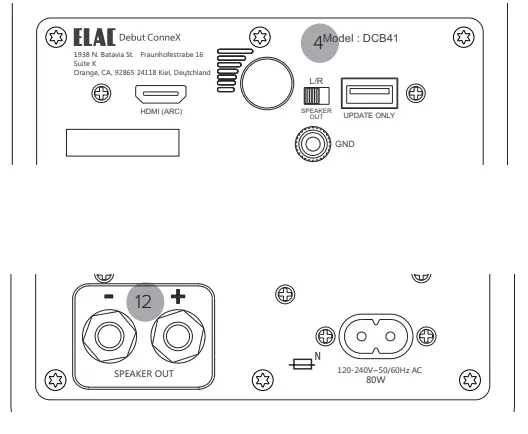 ELAC DCB41 Power Monitor Speaker 11