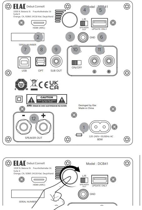 ELAC DCB41 Power Monitor Speaker 3