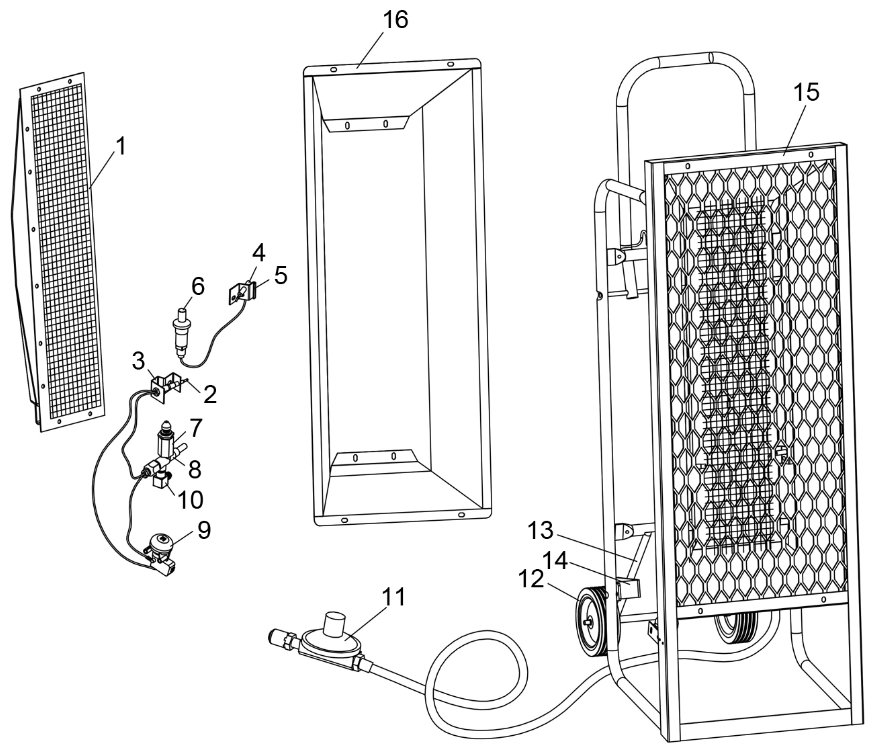 Clarke GRH35 PROPANE GAS HEATER - fig 5