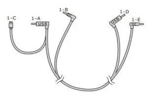 FIG 10 Long connection cable