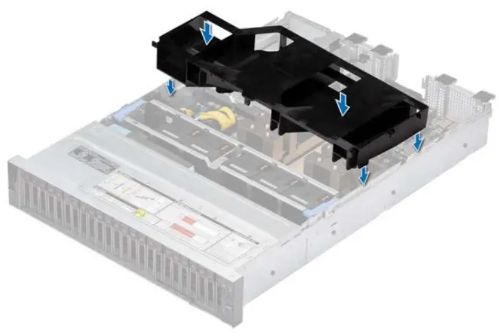 aVIGILON NVR5 STD 2NDCPU Standard 2nd CPU Kit - Reattaching the Cover