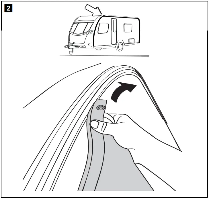 Portico AIR 180 S Side Wing Canopy Using the canopy