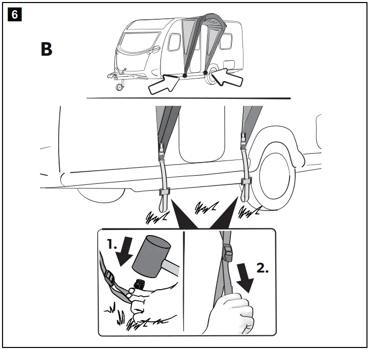 Portico AIR 180 S Side Wing Canopy Using the canopy