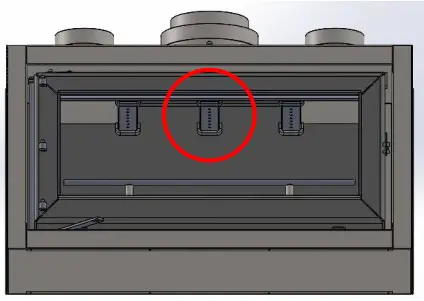 KEMLAN NZ CELESTIAL 900 Softwood with Fan - BAFFLE PLATE INSTALLATION 5