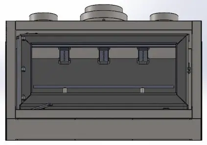 KEMLAN NZ CELESTIAL 900 Softwood with Fan - BAFFLE PLATE INSTALLATION 6
