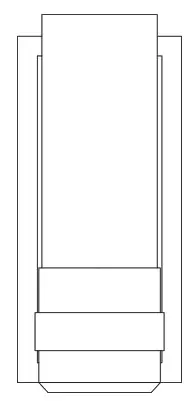 Hunter 19463 River Mill 4 25 in W 1 Light Brushed Nickel Rustic LED Wall Sconce - Cover