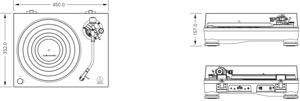 audio technica AT LP5X Fully Manual Direct Drive Turntable - Fig 26