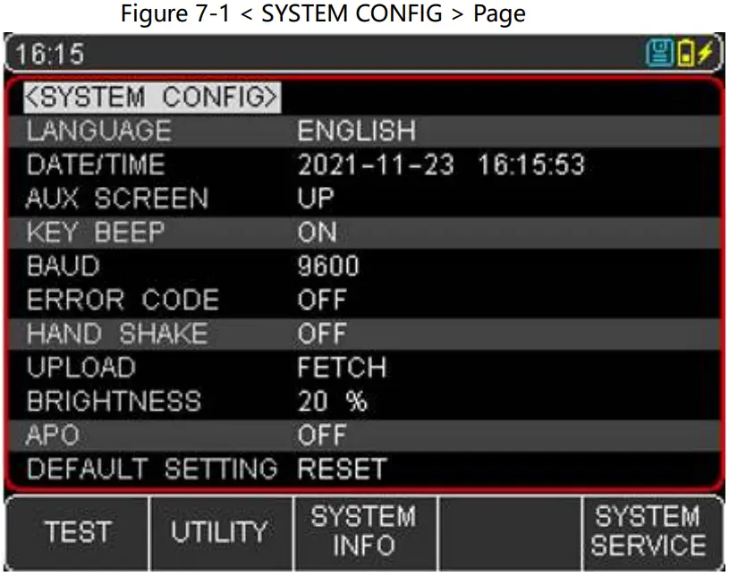 UNI T UT3550 Battery Tester - Fig 21