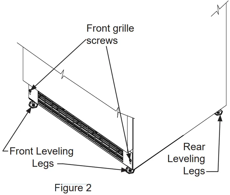 MODR224 Marvel Undercounter Refrigeration - Figure 2