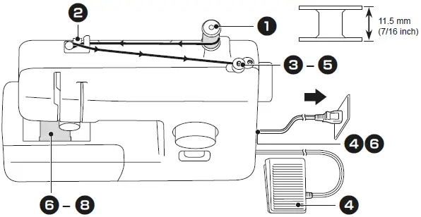brother LX-700 Sewing Machines-1