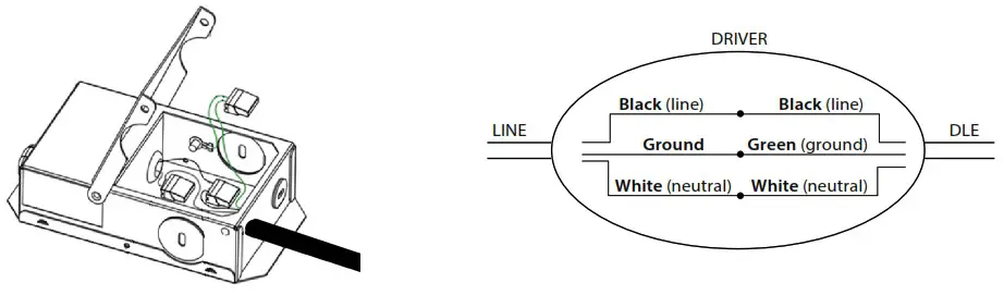 NICOR DLE63120SRDWH DLE Edge Lit Surface Mount LED Downlight - General Steps 3