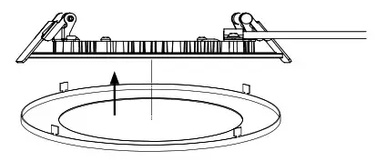 NICOR DLE63120SRDWH DLE Edge Lit Surface Mount LED Downlight - General Steps 4