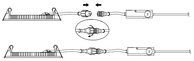 NICOR DLE63120SRDWH DLE Edge Lit Surface Mount LED Downlight - General Steps 6