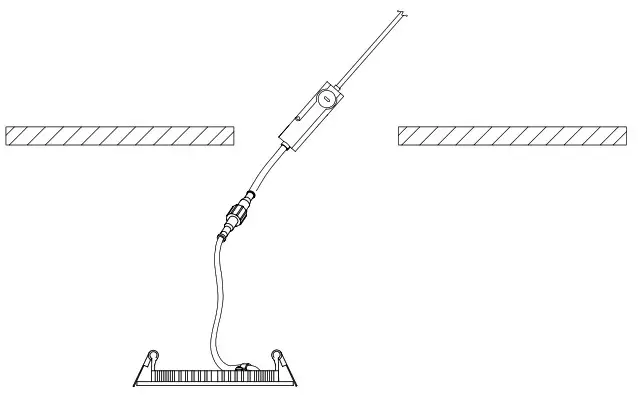 NICOR DLE63120SRDWH DLE Edge Lit Surface Mount LED Downlight - General Steps 7