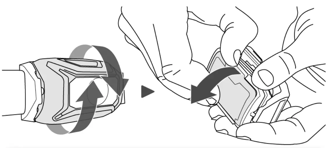 PETZL TIKKINA 030322 Headlamps batteries