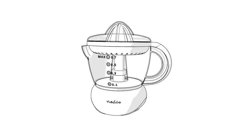 Nedis Kajc100cwt Citrus Press User Guide