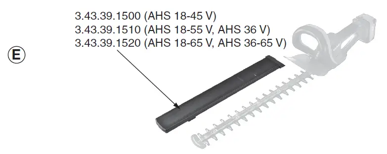 metabo AHS 18-45 V Cordless Hedge Trimmer 4