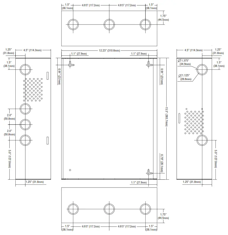 Altronix M220 Series Multi Output Access Control Power Supply Chargers Fig12