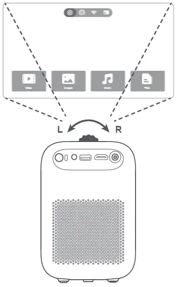 WEWATCH-V30-WiFi-Native-1080P-Portable-Projector-fig-5