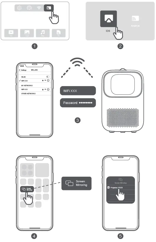 WEWATCH-V30-WiFi-Native-1080P-Portable-Projector-fig-6