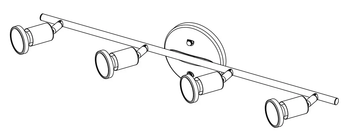 EGLO 205137A Tremendo 120 Structured Black Track Lighting Ceiling Light Instructions - Product Overview