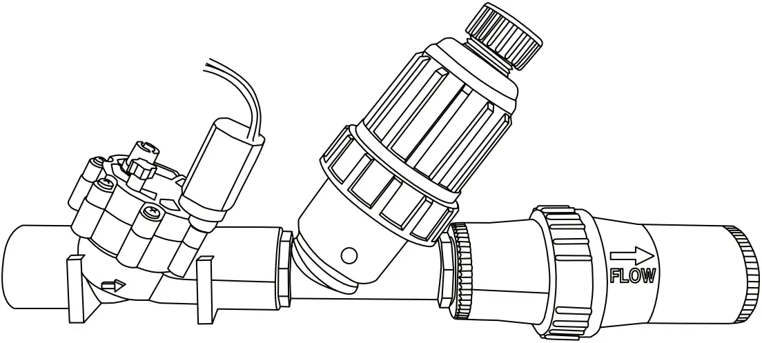 KRAIN KP7001-FPR30-KIT Drip Control Zone Kit with Pressure Regulator and Filter